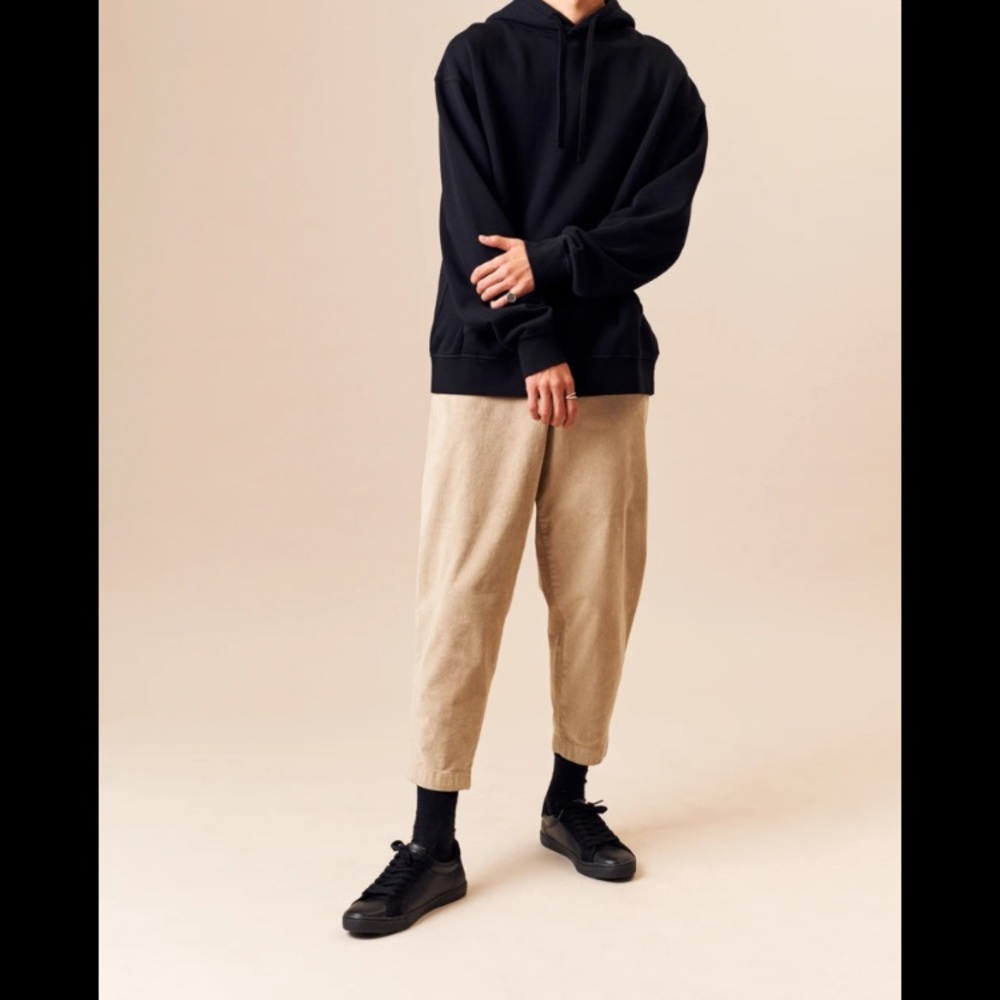 Kotn Pull-Up Corduroy Trouser in Cashmere